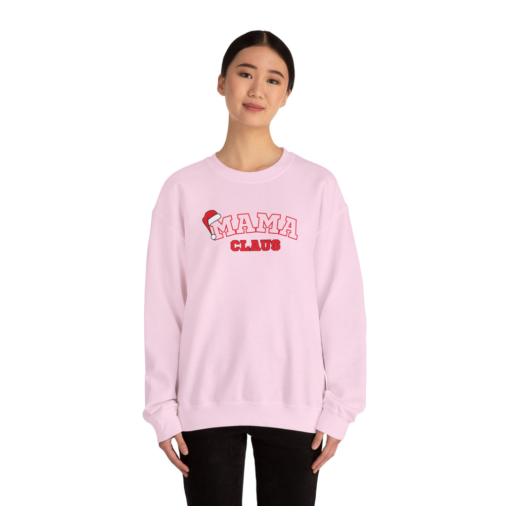 Mama Claus Sweatshirt — Festive Holiday Crewneck for Moms