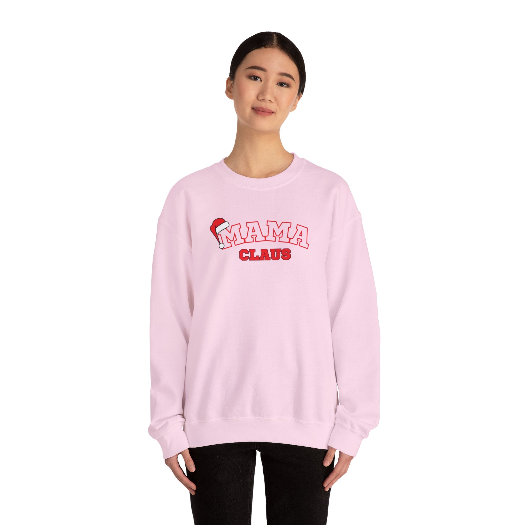 Mama Claus Sweatshirt — Festive Holiday Crewneck for Moms