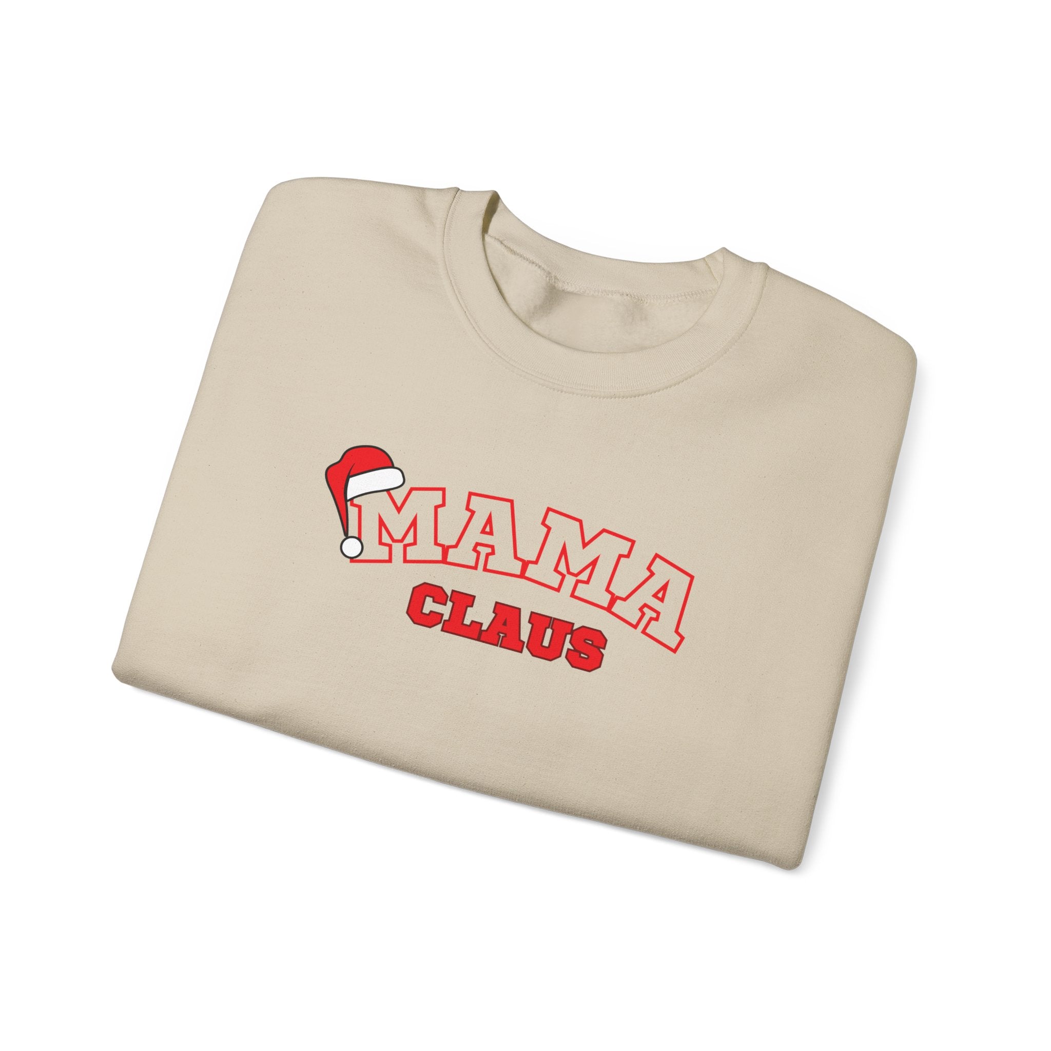 Mama Claus Sweatshirt — Festive Holiday Crewneck for Moms
