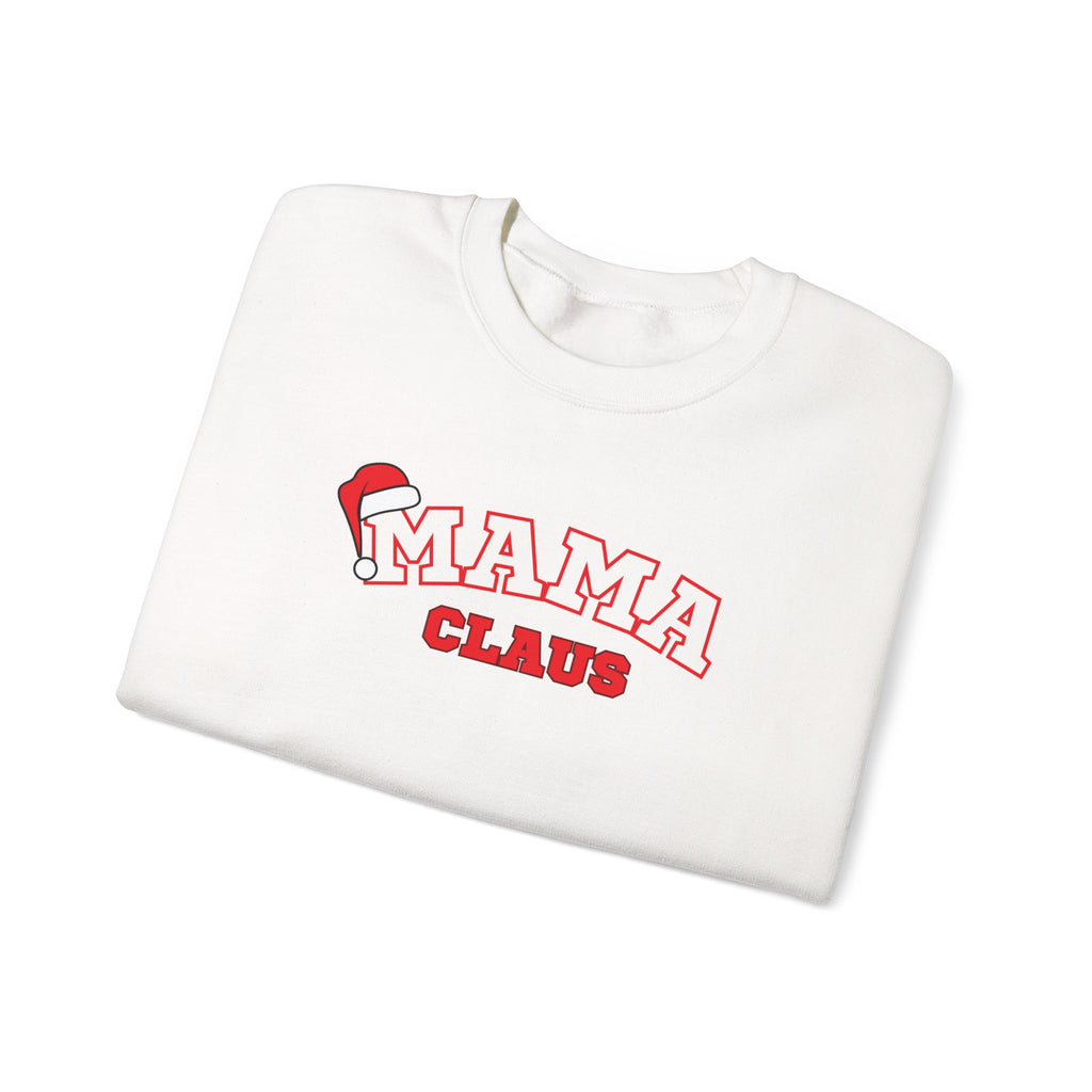 Mama Claus Sweatshirt — Festive Holiday Crewneck for Moms