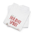 Full of Holiday Spirit Sweatshirt — Festive Cocktail Christmas T-Shirt