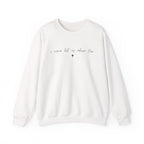 O Come Let Us Adore Him – Minimal Christmas Crewneck Sweatshirt