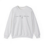 O Come Let Us Adore Him – Minimal Christmas Crewneck Sweatshirt