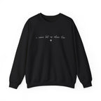 O Come Let Us Adore Him – Minimal Christmas Crewneck Sweatshirt