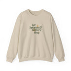 Let Heaven and Nature Sing – Minimal Christmas Crewneck Sweatshirt