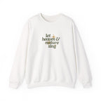 Let Heaven and Nature Sing – Minimal Christmas Crewneck Sweatshirt